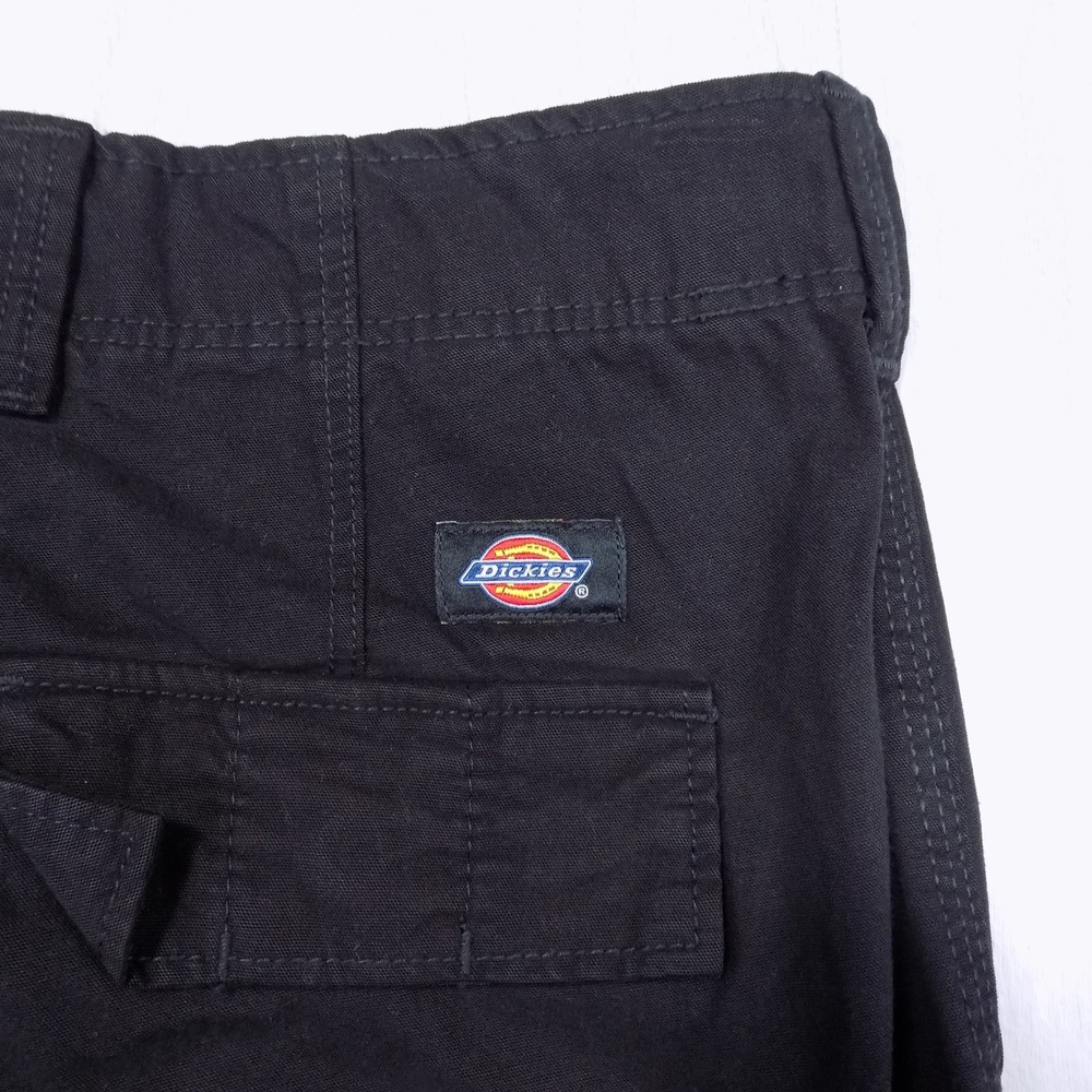 Dickies Cargo Pants Mens 32x31 Black Utility Straight Leg Workwear Utility